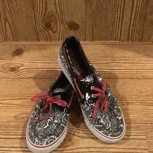 Sz.9.5 Sperry Top-Sider Sequined Flats.  CLOSET CLEANOUT